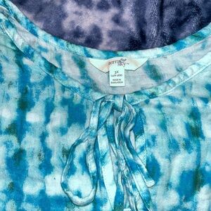 Terra&Sky blouse. Size 3X. 100% cotton.